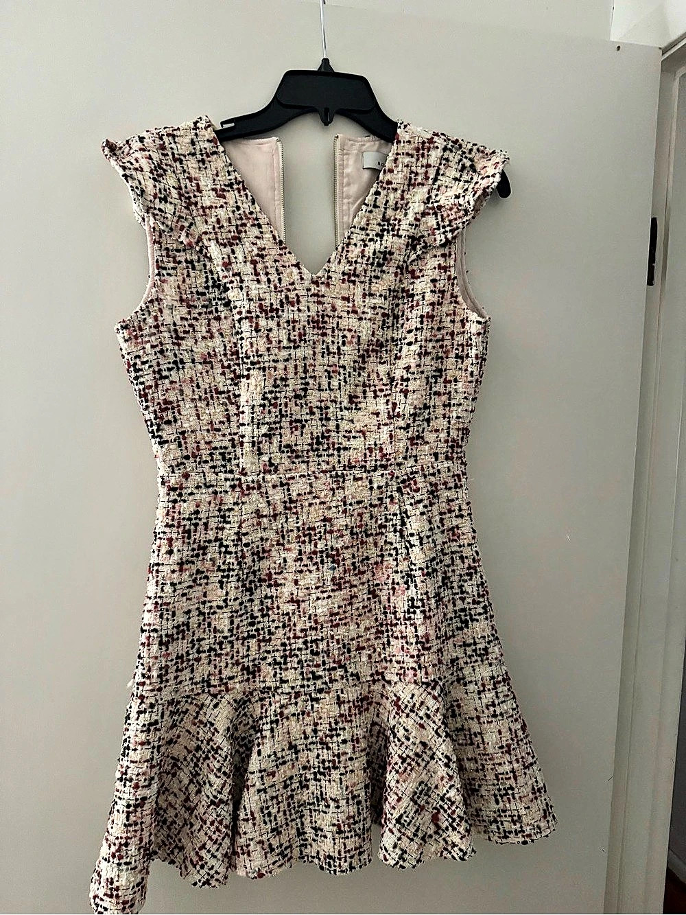 Adrianna Papell tweed Mini Dress Size XS Like New